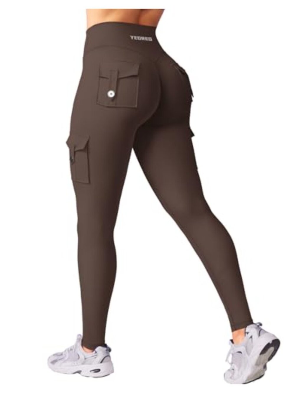 Cargo Leggings with Pockets, Butt Lifting Scrunch Yoga Pants